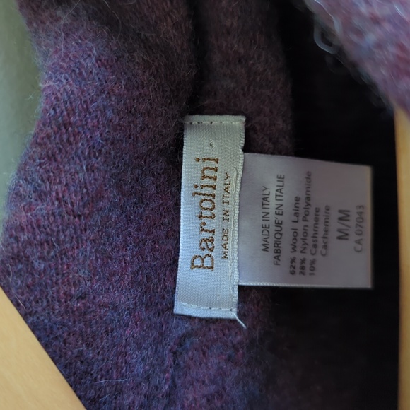 Bartolini. Wool | Cashmere Plum Knit Sweater. Size Medium. - Picture 2 of 6